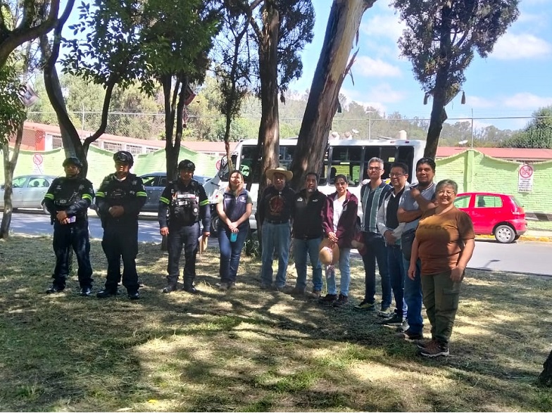 personal involucrado en el proyecto de restauracion del ANP